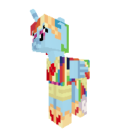 Princess Rainbow Dash in dress