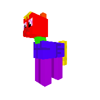 rainbow pony